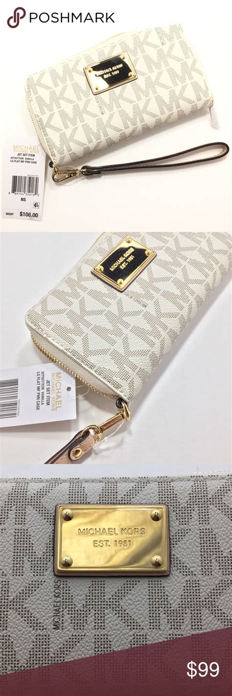 michael kors jet set clutch wristlet|jet set wristlet.